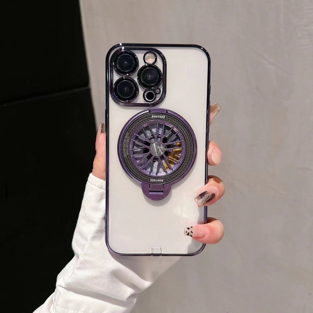 rotating gyroscope holder mobile phone case