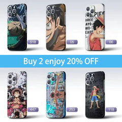 3M material One Piece phone sticker Apple_Shopier