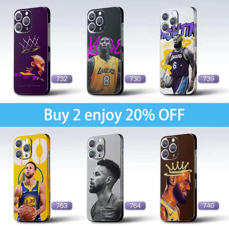3M material Basketball stars phone sticker Apple_Shopier