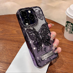 L Glitter three-dimensional mobile phone case Apple_Shopier