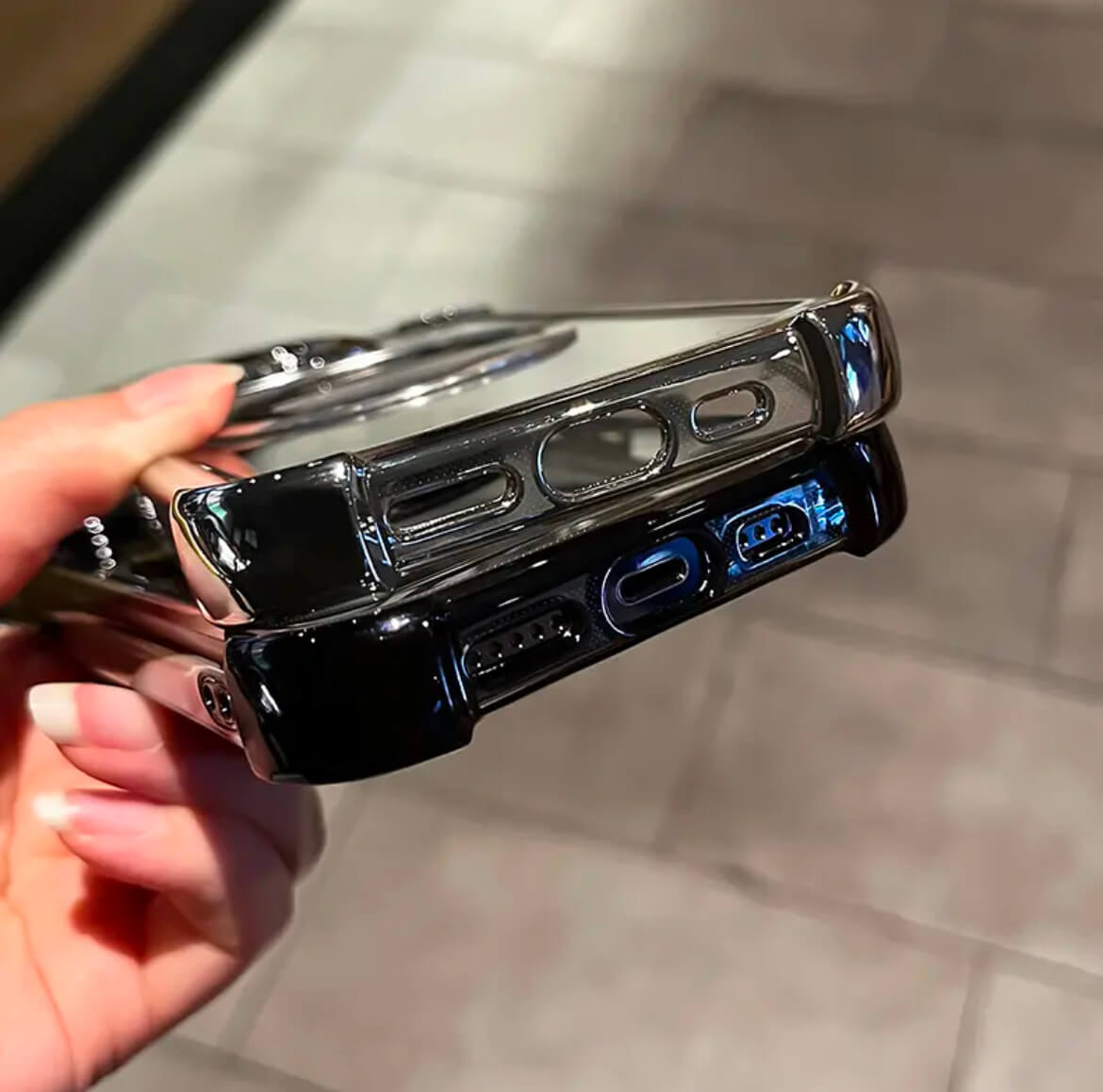 Transparent MagSafe Four Corners Shockproof Phone Case Apple_Shopier