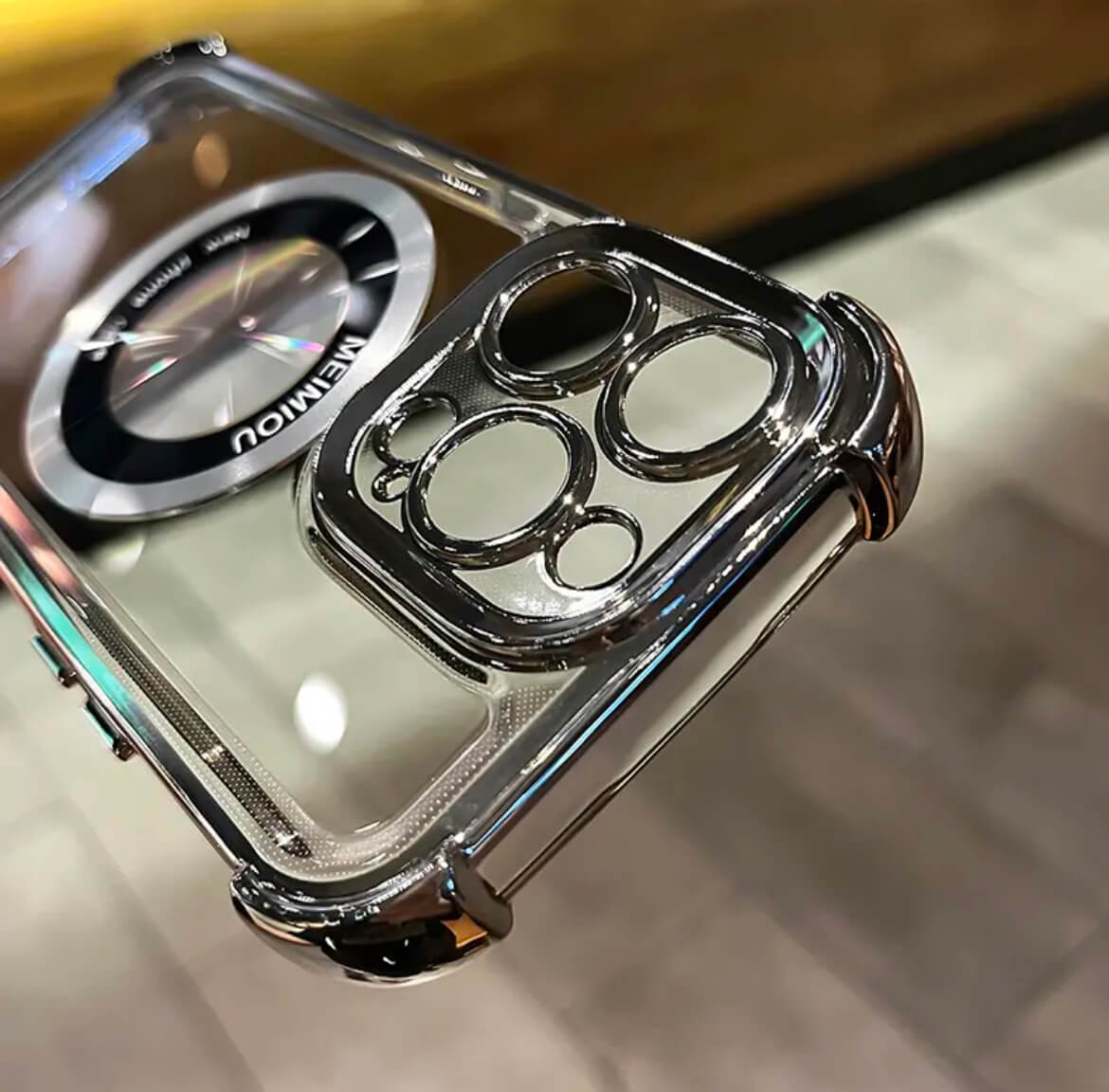 Transparent MagSafe Four Corners Shockproof Phone Case Apple_Shopier