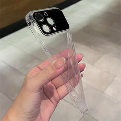Clear silicone all-in-one lens protection phone case Apple_Shopier