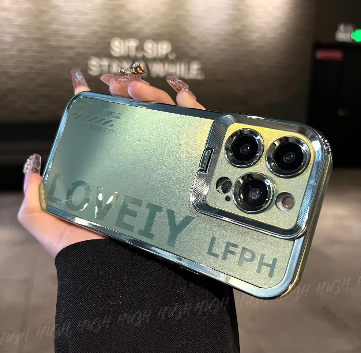Laser Holder Flip Lens Phone Case Apple_Shopier