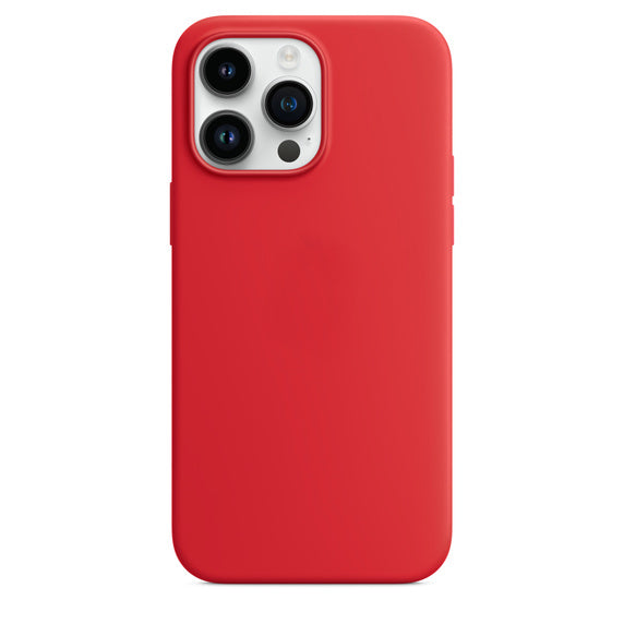 iPhone original silicone case- Red Apple_Shopier