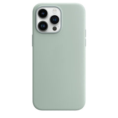 iPhone original silicone case- Gray Blue Apple_Shopier