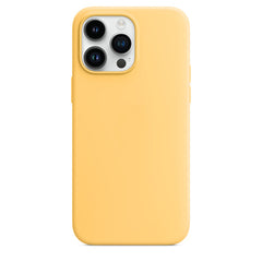 iPhone original silicone case- Orange Apple_Shopier