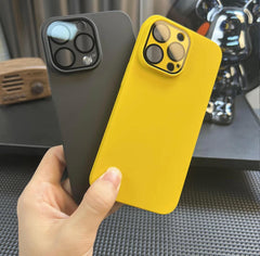 Liquid silicone One-piece lens protection Drop-proof phone case Apple_Shopier