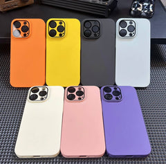 Liquid silicone One-piece lens protection Drop-proof phone case Apple_Shopier