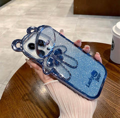 Bunny silicone bright flash bracket phone case Apple_Shopier