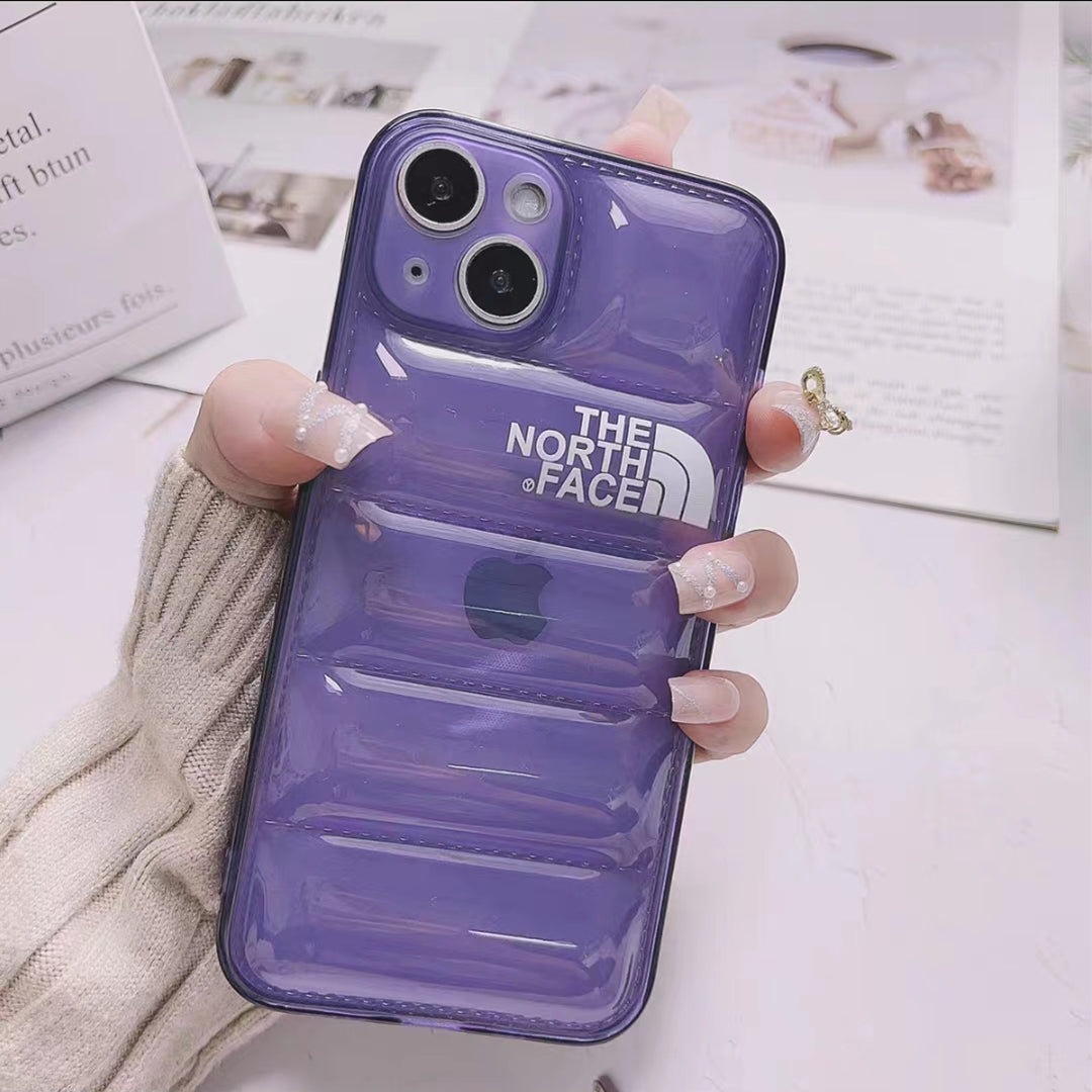 NF puffer transparent  air bag iPhone case Apple_Shopier