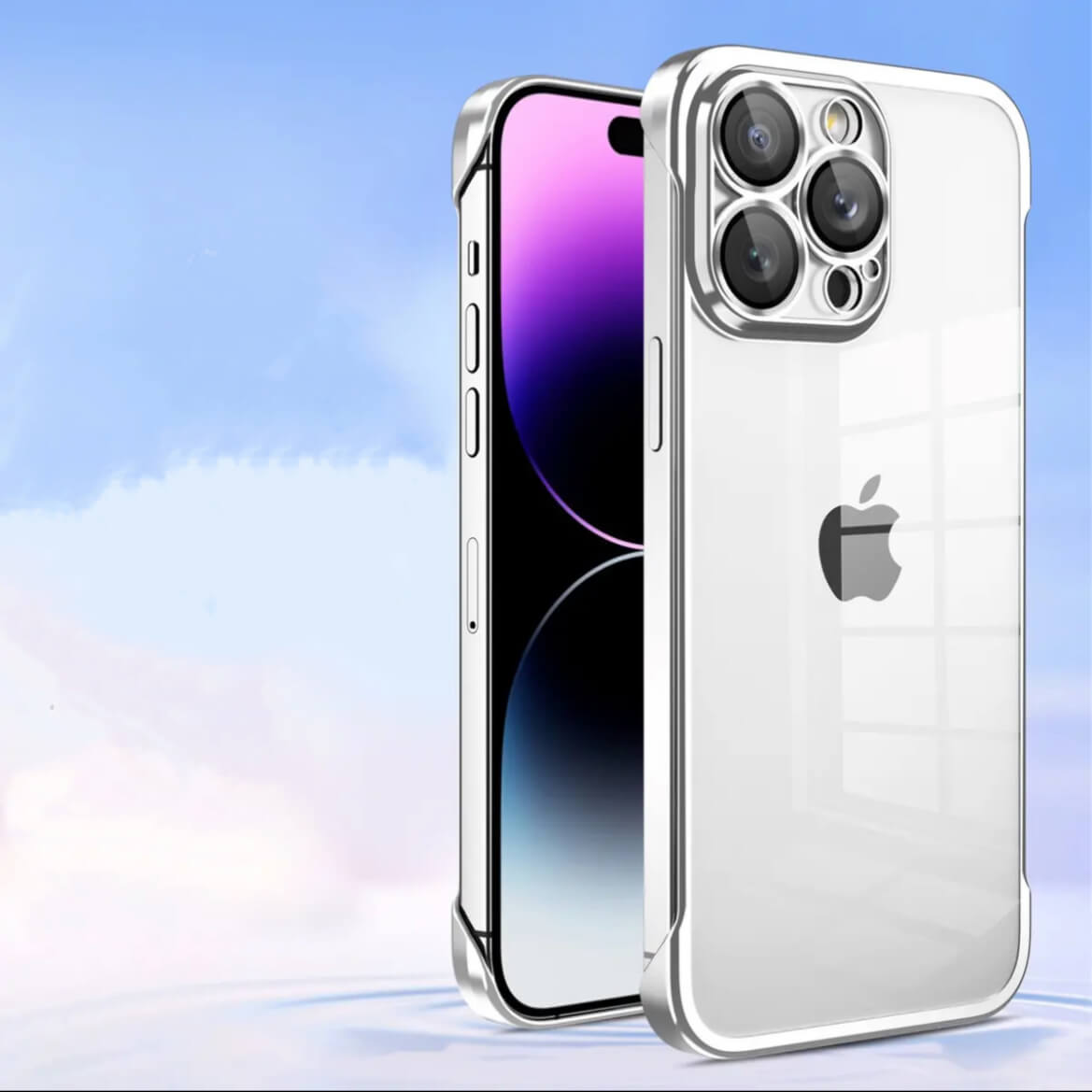 Borderless transparent phone case Apple_Shopier