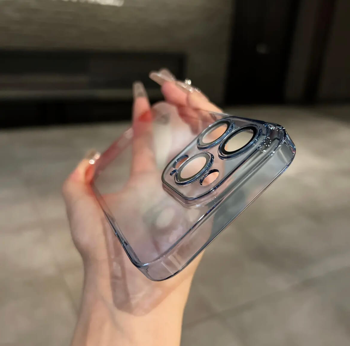 PC Transparent Gradient Phone Case Apple_Shopier
