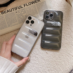 NF puffer transparent  air bag iPhone case Apple_Shopier